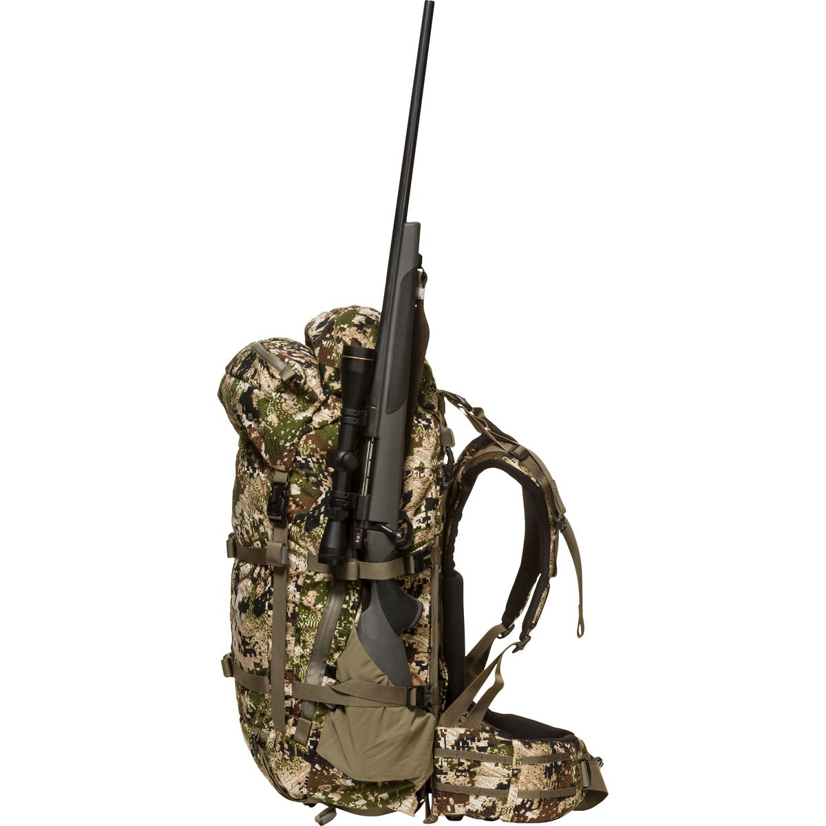 hunting pack with gun holder