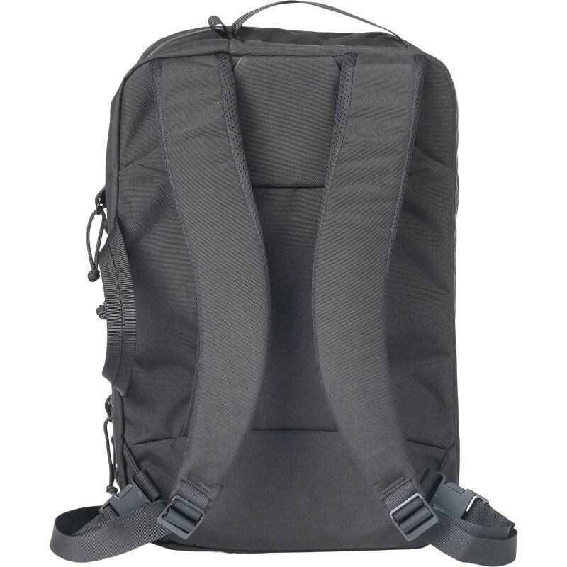 3 Way 18 Expandable Briefcase - Black (Shoulder Pads Out)