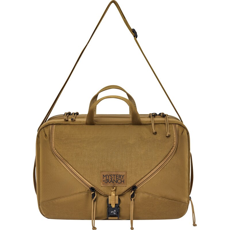 3 Way 18 Expandable Briefcase - Buckskin (Head On)