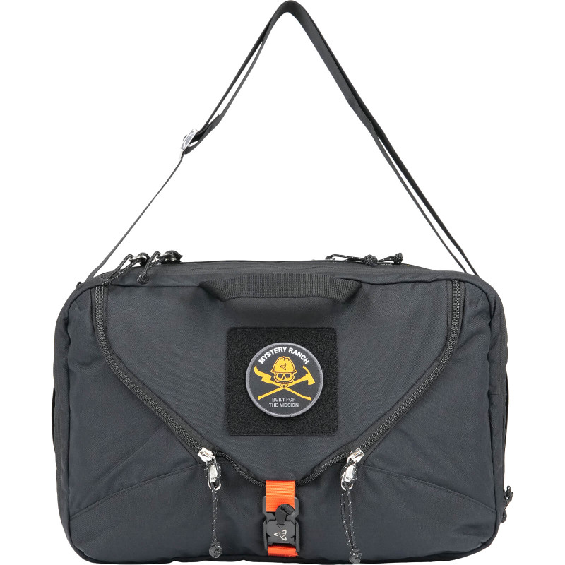 3 Way 18 Expandable Briefcase - Wildfire Black (Head On)