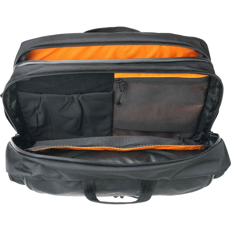 3 Way 27 Briefcase - Black (Open)