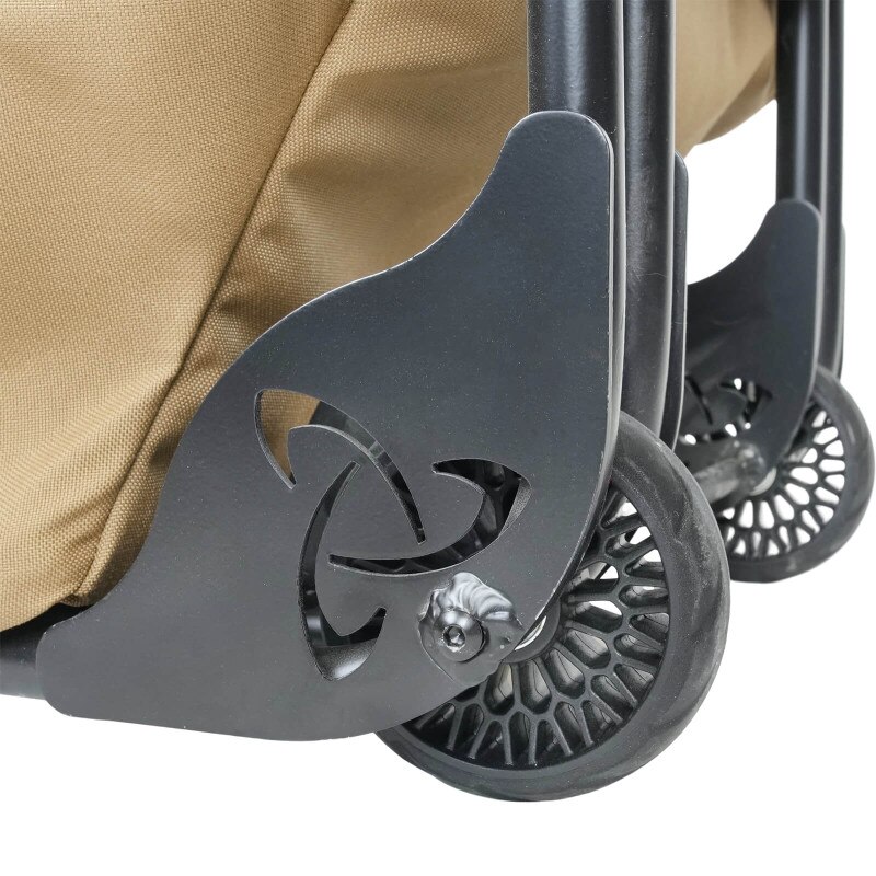 All In Deployment Bag - Coyote (Detail, Wheel)