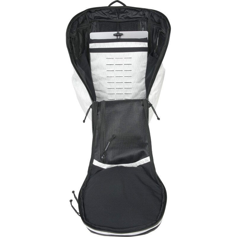 Carryology Dragon 2.0 - White (Open With Laptop)