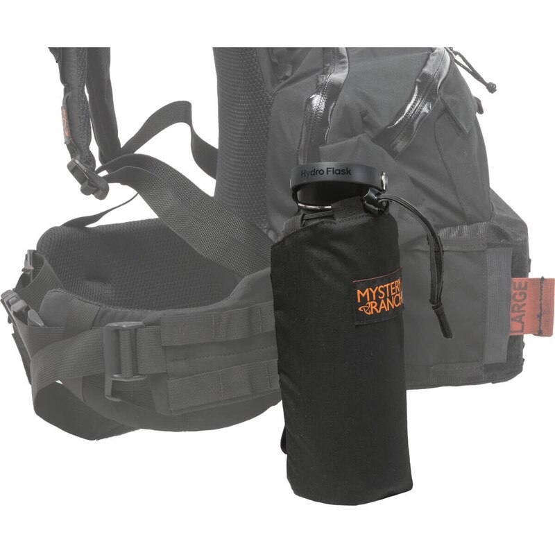 FTW Pouch INTL - Black (With Water Bottle, On Pack)