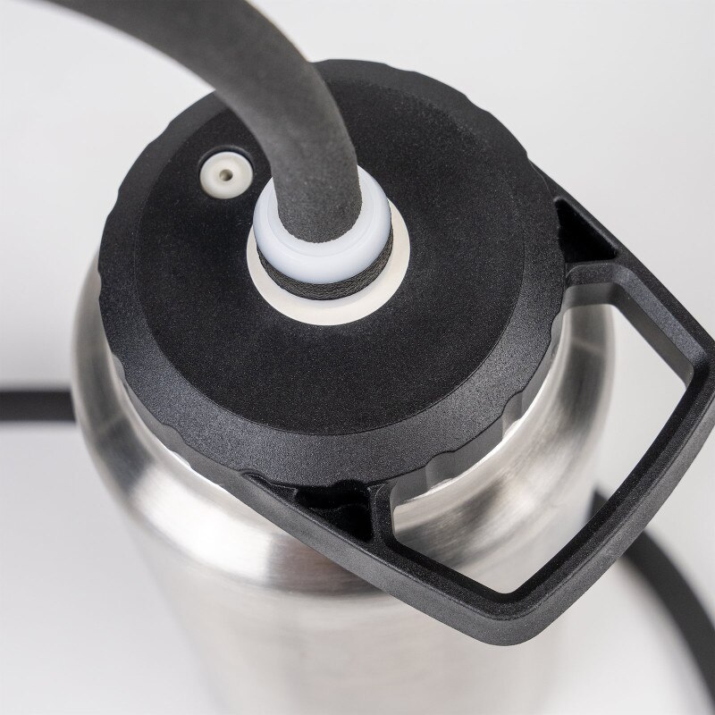 HydroLid®️ EXT - Black (Detail, On Bottle)
