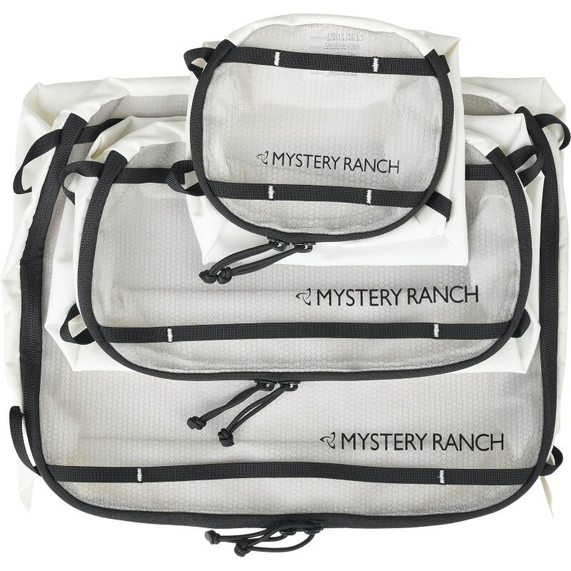 Mission Packing Cube - White - Set (Stacked)