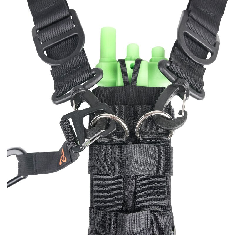 Talk Box Shoulder Sling - Black (Attached To Radio Holster, Detail 2)